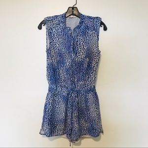 Rebecca Taylor blue romper